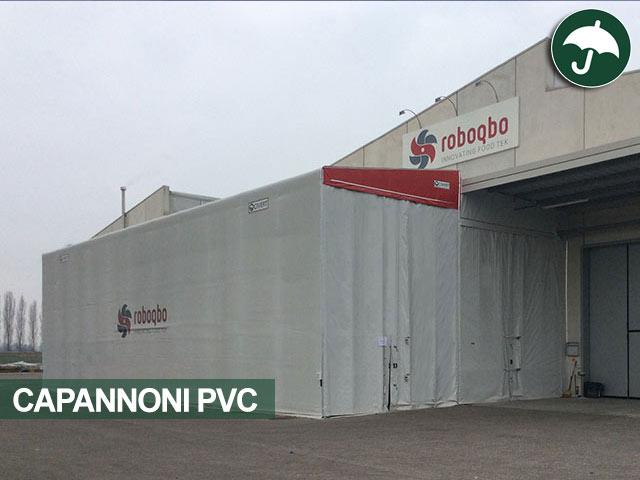 capannoni pvc a monopendenza laterale Civert per il centro italia