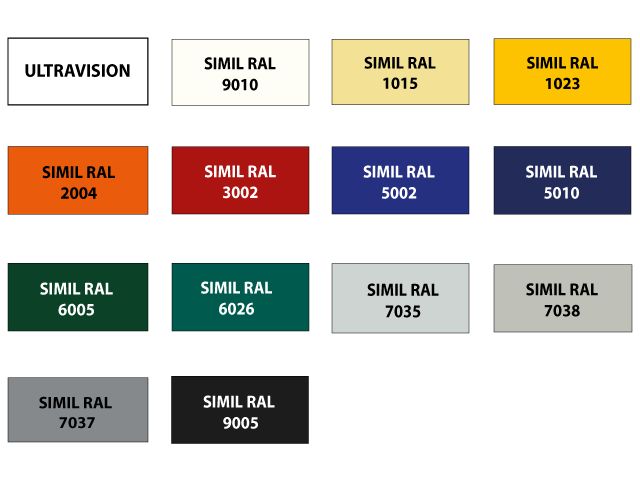 colorazioni dei teli per coperture mobili