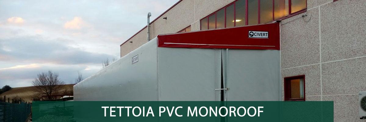 Tettoia pvc monoroof tunnel mobili coperture pvc Coperture in pvc per tettoie