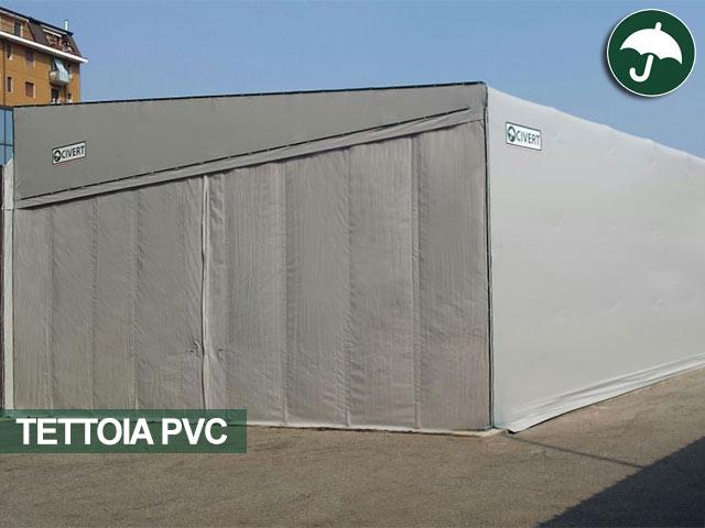 tettoia pvc monopendenza